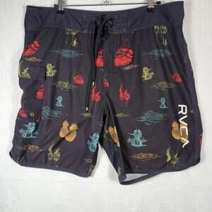 RVCA Board‎ Shorts Performance Stretch Multicolor Mens Size 38